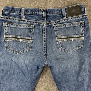 Ariat M7 Jeans Men 38x31 Slim Fit Straight Leg Blue Denim Western Cowboy